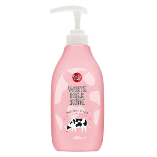 Kem Tắm Trắng Da Sữa Bò Cathy Doll White Milk Shine Body Bath Cream (450ml)